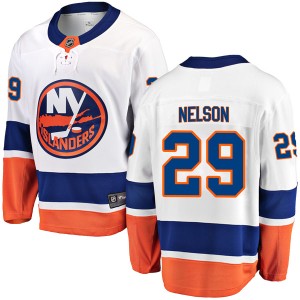Brock Nelson Men's Fanatics Branded New York Islanders Breakaway White Away Jersey