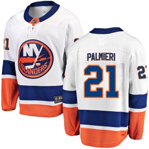 Kyle Palmieri Men's Fanatics Branded New York Islanders Breakaway White Away Jersey