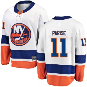 Zach Parise Men's Fanatics Branded New York Islanders Breakaway White Away Jersey