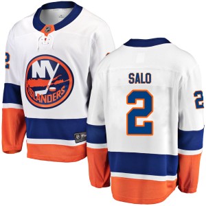 Robin Salo Men's Fanatics Branded New York Islanders Breakaway White Away Jersey
