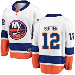 Duane Sutter Men's Fanatics Branded New York Islanders Breakaway White Away Jersey