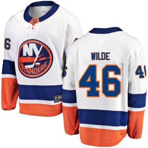 Bode Wilde Men's Fanatics Branded New York Islanders Breakaway White Away Jersey