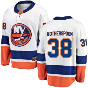 Parker Wotherspoon Men's Fanatics Branded New York Islanders Breakaway White Away Jersey