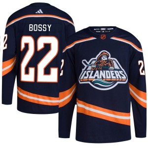 Mike Bossy Youth Adidas New York Islanders Authentic Navy Reverse Retro 2.0 Jersey