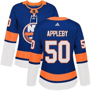 Kenneth Appleby Women's Adidas New York Islanders Authentic Royal Home Jersey