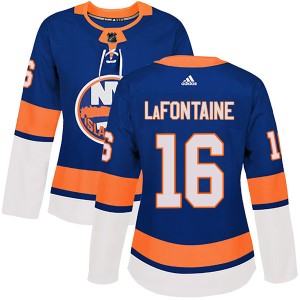 Pat LaFontaine Women's Adidas New York Islanders Authentic Royal Home Jersey