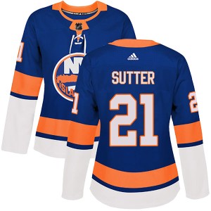 Brent Sutter Women's Adidas New York Islanders Authentic Royal Home Jersey