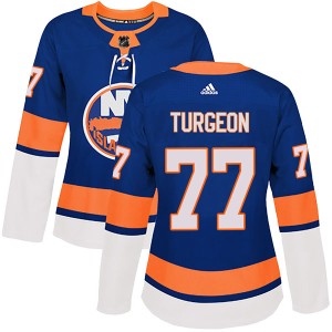 Pierre Turgeon Women's Adidas New York Islanders Authentic Royal Home Jersey