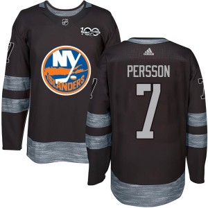 Stefan Persson Youth New York Islanders Authentic Black 1917-2017 100th Anniversary Jersey