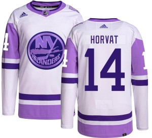 Bo Horvat Youth Adidas New York Islanders Authentic Hockey Fights Cancer Jersey