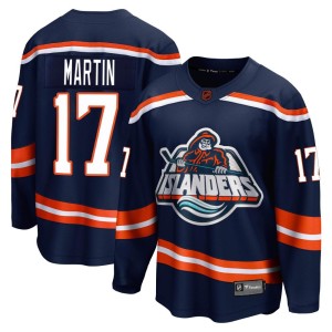 Matt Martin Men's Fanatics Branded New York Islanders Breakaway Navy Special Edition 2.0 Jersey