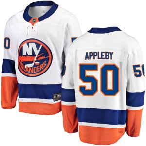 Kenneth Appleby Youth Fanatics Branded New York Islanders Breakaway White Away Jersey