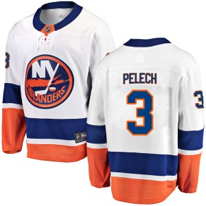 Adam Pelech Youth Fanatics Branded New York Islanders Breakaway White Away Jersey