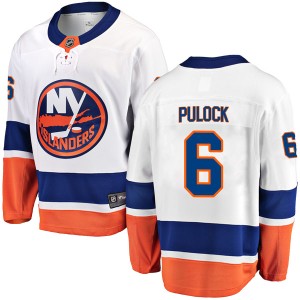 Ryan Pulock Youth Fanatics Branded New York Islanders Breakaway White Away Jersey