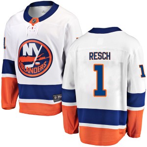 Glenn Resch Youth Fanatics Branded New York Islanders Breakaway White Away Jersey