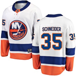 Cory Schneider Youth Fanatics Branded New York Islanders Breakaway White Away Jersey