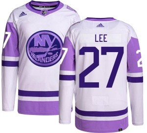 Anders Lee Men's Adidas New York Islanders Authentic Hockey Fights Cancer Jersey