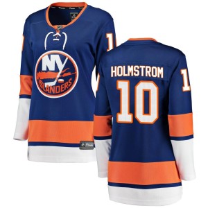 Simon Holmstrom Women's Fanatics Branded New York Islanders Breakaway Blue Home Jersey