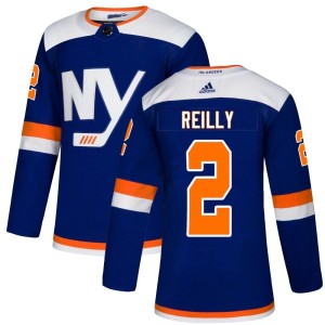 Mike Reilly Men's Adidas New York Islanders Authentic Blue Alternate Jersey