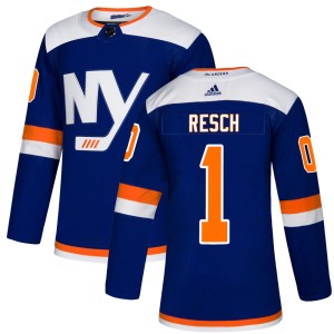 Glenn Resch Men's Adidas New York Islanders Authentic Blue Alternate Jersey