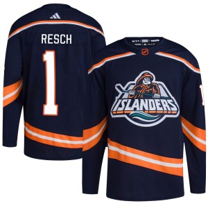Glenn Resch Men's Adidas New York Islanders Authentic Navy Reverse Retro 2.0 Jersey