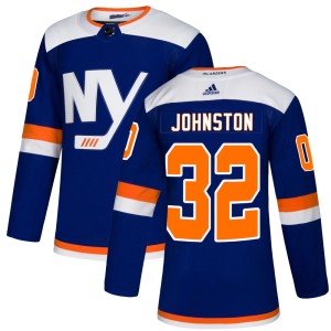 Ross Johnston Youth Adidas New York Islanders Authentic Blue Alternate Jersey