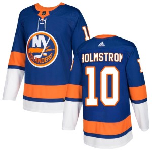 Simon Holmstrom Men's Adidas New York Islanders Authentic Royal Home Jersey