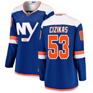 Casey Cizikas Women's Fanatics Branded New York Islanders Breakaway Blue Alternate Jersey