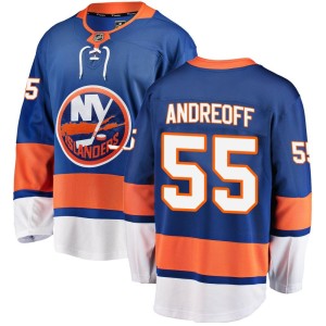 Andy Andreoff Men's Fanatics Branded New York Islanders Breakaway Blue Home Jersey