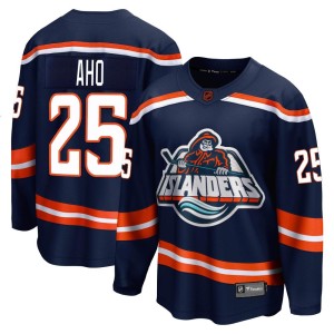 Sebastian Aho Youth Fanatics Branded New York Islanders Breakaway Navy Special Edition 2.0 Jersey