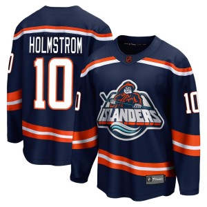 Simon Holmstrom Youth Fanatics Branded New York Islanders Breakaway Navy Special Edition 2.0 Jersey