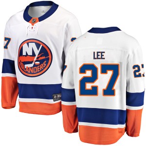 Anders Lee Men's Fanatics Branded New York Islanders Breakaway White Away Jersey