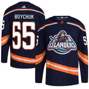 Johnny Boychuk Youth Adidas New York Islanders Authentic Navy Reverse Retro 2.0 Jersey