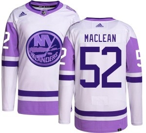 Kyle Maclean Youth Adidas New York Islanders Authentic Hockey Fights Cancer Jersey