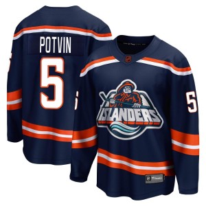 Denis Potvin Men's Fanatics Branded New York Islanders Breakaway Navy Special Edition 2.0 Jersey