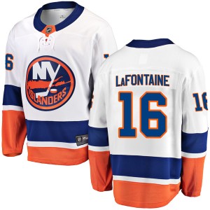 Pat LaFontaine Youth Fanatics Branded New York Islanders Breakaway White Away Jersey