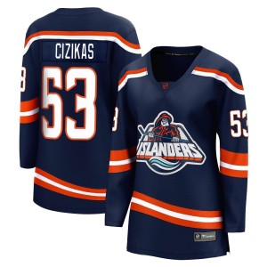 Casey Cizikas Women's Fanatics Branded New York Islanders Breakaway Navy Special Edition 2.0 Jersey