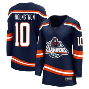 Simon Holmstrom Women's Fanatics Branded New York Islanders Breakaway Navy Special Edition 2.0 Jersey