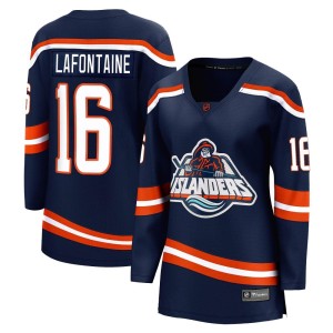 Pat LaFontaine Women's Fanatics Branded New York Islanders Breakaway Navy Special Edition 2.0 Jersey