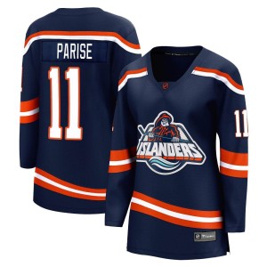 Zach Parise Women's Fanatics Branded New York Islanders Breakaway Navy Special Edition 2.0 Jersey