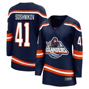 Nikita Soshnikov Women's Fanatics Branded New York Islanders Breakaway Navy Special Edition 2.0 Jersey