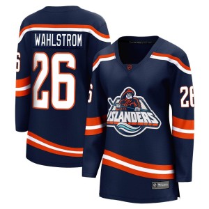 Oliver Wahlstrom Women's Fanatics Branded New York Islanders Breakaway Navy Special Edition 2.0 Jersey